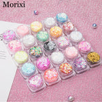 26 colors glitter eyeshadow powder rainbow gold silver pink flake long lasting waterproof face makeup seuqins gel AM082
