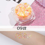26 colors glitter eyeshadow powder rainbow gold silver pink flake long lasting waterproof face makeup seuqins gel AM082