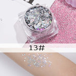 26 colors glitter eyeshadow powder rainbow gold silver pink flake long lasting waterproof face makeup seuqins gel AM082