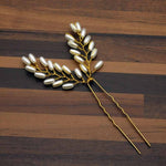 Rose Gold Prom Bride Bridesmaid Hair Accessories Pearl Hair Pin Clip Luxury Crystal Rhinestone Wedding Hairpins Sticks For Women