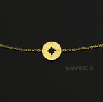 MAMA002    New Fashion Sun Sunshine Bracelets for Women Round Charms Women's Bracelet Engagement Gifts