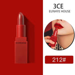 3CE EUNHYE HOUSE Matte Lipstick Set Waterproof Long Lasting Red Lips Velvet Lip Gloss Tint Pigment Lip Cosmetic Makeup set