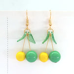 hot red Cherry earrings eardrop Sweet fruit fresh cherry eardrop female fashion youth beautiful girl students earrings for women
