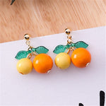 hot red Cherry earrings eardrop Sweet fruit fresh cherry eardrop female fashion youth beautiful girl students earrings for women