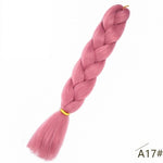 Spring sunshine 24inch Jumbo Braids Long Strands Ombre Crochet Braid Synthetic Braiding Hair Extensions for Woman Blonde Pink