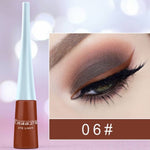 12-color matte Cat eye Makeup Waterproof Neon Colorful Liquid Eyeliner Pen Make Up Comestics Long-lasting Liner Pencil Makeup