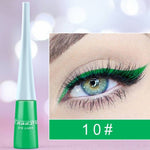 12-color matte Cat eye Makeup Waterproof Neon Colorful Liquid Eyeliner Pen Make Up Comestics Long-lasting Liner Pencil Makeup