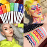 12-color matte Cat eye Makeup Waterproof Neon Colorful Liquid Eyeliner Pen Make Up Comestics Long-lasting Liner Pencil Makeup