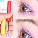 NEW Professional Color Mascara Makeup Waterproof Fast Dry Eyelashes Curling Lengthening Makeup Eyelashes Blue Purple Mascara