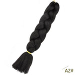 Spring sunshine 24inch Long Ombre Jumbo Braiding Hair Synthetic Crochet Braids Hair Extensions Yaki Braid for Women 100g