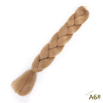 Spring sunshine 24inch Long Ombre Jumbo Braiding Hair Synthetic Crochet Braids Hair Extensions Yaki Braid for Women 100g