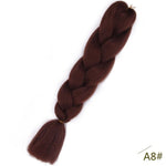 Spring sunshine 24inch Long Ombre Jumbo Braiding Hair Synthetic Crochet Braids Hair Extensions Yaki Braid for Women 100g