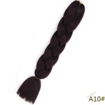 Spring sunshine 24inch Long Ombre Jumbo Braiding Hair Synthetic Crochet Braids Hair Extensions Yaki Braid for Women 100g