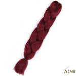 Spring sunshine 24inch Long Ombre Jumbo Braiding Hair Synthetic Crochet Braids Hair Extensions Yaki Braid for Women 100g