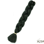Spring sunshine 24inch Long Ombre Jumbo Braiding Hair Synthetic Crochet Braids Hair Extensions Yaki Braid for Women 100g