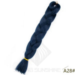 Spring sunshine 24inch Long Ombre Jumbo Braiding Hair Synthetic Crochet Braids Hair Extensions Yaki Braid for Women 100g