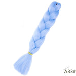 Spring sunshine 24inch Long Ombre Jumbo Braiding Hair Synthetic Crochet Braids Hair Extensions Yaki Braid for Women 100g