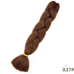 Spring sunshine 24inch Long Ombre Jumbo Braiding Hair Synthetic Crochet Braids Hair Extensions Yaki Braid for Women 100g