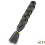 Spring sunshine 24inch Long Ombre Jumbo Braiding Hair Synthetic Crochet Braids Hair Extensions Yaki Braid for Women 100g