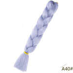 Spring sunshine 24inch Long Ombre Jumbo Braiding Hair Synthetic Crochet Braids Hair Extensions Yaki Braid for Women 100g