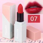 Hot Sales Brand Makeup Lipstick Velvet Matte Nude Lipstick Waterproof Long Lasting Sexy Red Mousse Lip Tint Batom Korea Cosmetic