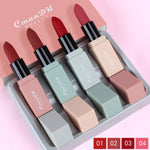 Hot Sales Brand Makeup Lipstick Velvet Matte Nude Lipstick Waterproof Long Lasting Sexy Red Mousse Lip Tint Batom Korea Cosmetic