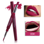 20 color matte lipstick lip liner 2 in 1 brand makeup lipstick matte durable waterproof nude red lipstick lips make up