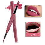 20 color matte lipstick lip liner 2 in 1 brand makeup lipstick matte durable waterproof nude red lipstick lips make up