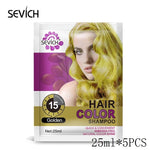 Sevich 250ml Salon Fast Dye Herbal plant black hair shampoo Only 15mins Dye Colors Natural Dark Brown Hair Dye Shampoo For Women